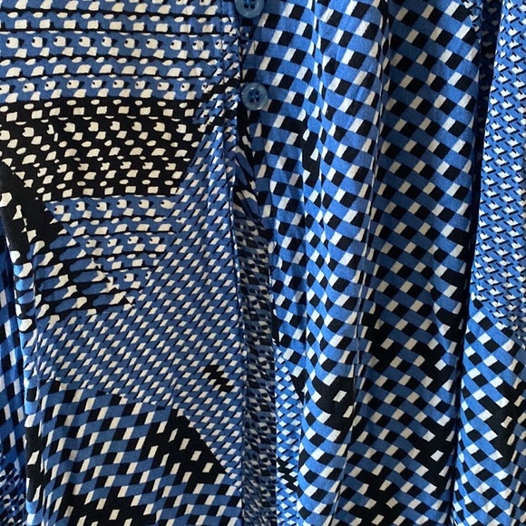 Flowy Boho Crochet Detail Split Hem Floral Maxi Dress - Picture 11 of 16